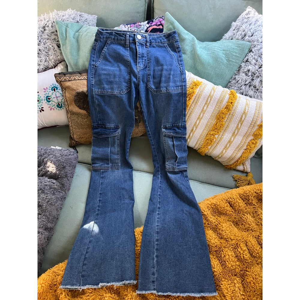Women's Banjara Blue Flare & Wide Leg Jeans Size 1